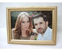 MARCO FOTOS PORTAFOTOS MADERA ORO GRANDE