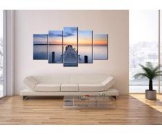 Cuadro sobre lienzo - 5 piezas - Impresión en lienzo - Ancho: 160cm, Altura: 85cm - Foto número 2508 - listo para colgar - en un marco - EA160x85-2508