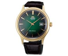 Orient Reloj Analógico para Unisex Adultos de Automático con Correa en Cuero FAC08002F0