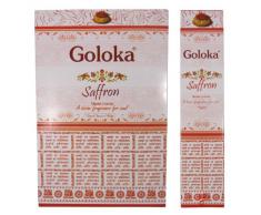Goloka - Varillas de incienso, azafrán, multicolor