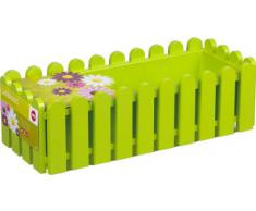 JARDINERA PLASTICO 75X20X16 VERDE CLARO
