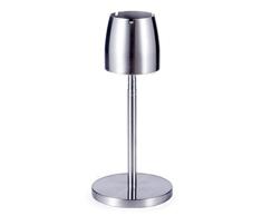 ZFFSC - Cenicero telescópico de pie de acero inoxidable con soporte para suelo para oficina, hogar, fumadores, cenicero