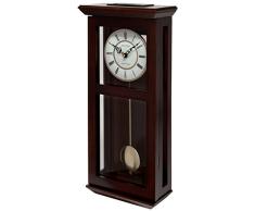 Fox and Simpson Ashton Reloj de péndulo con carrillón de Westminster, Madera, Nogal