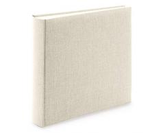 Goldbuch Summertime Trend 2 31605-Álbum (100 páginas con separadores de pergamino y Cubierta de Lino, para hasta 600 Fotos), Papel, Beige, 30 x 31 cm