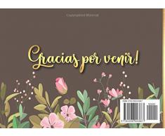 Quinceañera: Libro de firmas para Quinceañera mensajes y autografos para cumpleaños invitados a fiesta 40 paginas a color 8.25 x 6 in