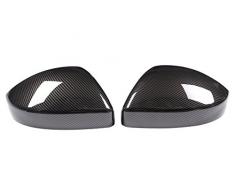 Cubierta de la tapa de la tapa del espejo retrovisor lateral de estilo de fibra de carbono para Discovery Sport 15-18 Evoque Velar 16-18 F-Pace 17-18