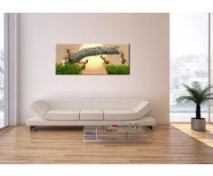 Cuadro sobre lienzo - 120x50 cm - Impresión en lienzo - Panorama - - listo para colgar - en un marco - Foto número 2104 - AB120x50-2104