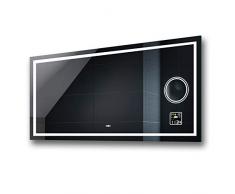 FORAM Espejo de Baño con Iluminación LED - Luz Espejo de Pared con Accesorios - Diferentes tamaños para Baño Dormitorio Maquillaje - L15