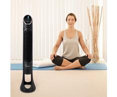 Honeywell HYF290E 4 Ventilador Torre Quietset Potente, Ultrasincioso con Mando A Distancia, Negro, Talla Única
