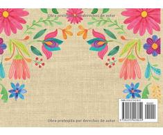 Mis Invitados a mi Bautizo: Libro de firmas para Bautizo para Niña mensajes y autografos para cumpleaños invitados a celebracion fiesta catolica tema mexicano 40 paginas a color 8.25 x 6 in