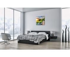 Cuadro sobre lienzo - de una sola pieza - Impresión en lienzo - Ancho: 70cm, Altura: 70cm - Foto número 3179 - listo para colgar - en un marco - AC70x70-3179