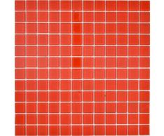 Mosaico de azulejos traslúcido, mosaico de cristal rojo para pared, baño, inodoro, cocina, espejo para azulejos, revestimiento de mosaico, placa de mosaico