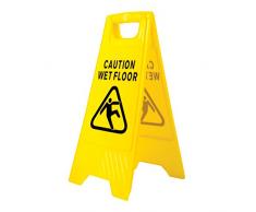 Portwest HV20 - Suelo mojado de la señal de peligro, color Amarillo