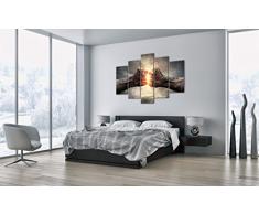 Cuadro Sobre Lienzo - 5 Piezas - Impresión en Lienzo - Ancho: 150cm, Altura: 100cm - Foto número 2968 - Listo para Colgar - en un Marco - EA150x100-2968