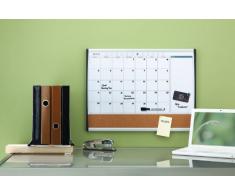 Rexel 102288 - Organizador mensual magnético + tablero corcho (585 x 430 mm)