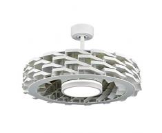 Sulion Ventilador de Techo Rubik - Sin aspas/Motor DC/iFeel/Ultra-silencioso (Blanco)