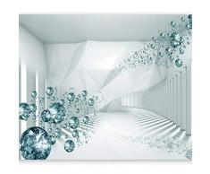 murando Fotomurales Abstracto 350x256 cm XXL Papel pintado tejido no tejido Decoración de Pared decorativos Murales moderna Diseno Fotográfico diamond Optico -a-a-0188-a-d