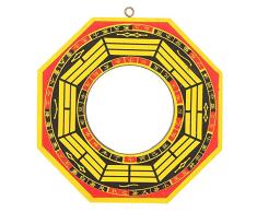 Atyhao Feng Shui Chino Tradicional Convexo, Espejo Bagua para protección contra daños Especiales(6in, Concave)
