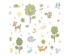 RoomMates RMK1398SCS - Pegatinas para pared con diseño de bosque