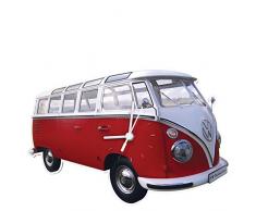 VW Collection by BRISA VW Bulli T1 Classic Rojo Reloj de Pared
