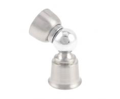 Tono plateado Metal soporte tapón tope para puerta magnética para compuerta de Katrina revenaugh 34 mm x 58 mm