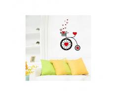 Vinilo Decorativo Bicicleta con Reloj