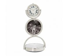 Doble Spinning reloj redondo de pie