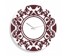 FLEXISTYLE Reloj de Pared Moderno Barroco, Circular 50cm, Vidrio acrÃ­lico, Sala de Estar, Pasillo, Hecho en UE