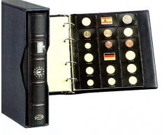 Pardo-Album Pardo para Monedas de Euro color Azul con 8 Fundas modelo 75500