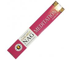 Varillas de incienso 180g Golden Nag Meditation fragancia