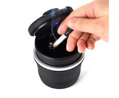 cenicero de Cigarrillo con Tapa Llave Cadena cenicero port/átil Mini cenicero para el Uso Exterior Yanhonin cenicero port/átil