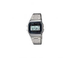 CASIO A158 - Reloj de Pulsera de Acero Inoxidable