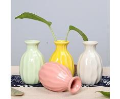 Chytaii. Jarrón de Flores Florero de Ceramica Maceta Flor para Colgar Decoración de Flores Plantas Decoración de Escritorio Sencilla Contenedor de Flores Secas Decorations Adornos 3 * 5 * 8 CM