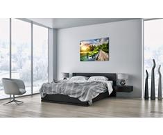 Cuadro Sobre Lienzo - de una Sola Pieza - Impresión en Lienzo - Ancho: 100cm, Altura: 70cm - Foto Número 3179 - Listo para Colgar - en un Marco - AA100x70-3179