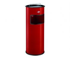 Wesco 150 601-02 - Papelera con cenicero (30 l), Color Gris