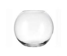 Bola el florero, las flores el florero, cristal el cristal, boca soplado, Apertura aprox. 15 cm, diámetro 20 cm, la altura aprox. 16 cm, Oberstdorfer Glashütte