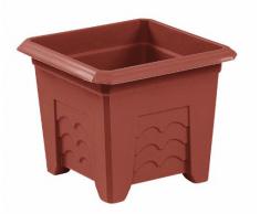 Emsa 985601400 Terra Grande - Maceta cuadrada (60 x 60 cm), color terracota