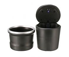 Alamor Caja De Almacenamiento Portátil De Los Ceniceros Del Coche Llevada Para Bmw De 1 Serie 3 Serie 5 Serie 7Series X1 X3 X5 X6