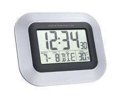 Technoline Ws 8005 Reloj de Pared Plata/negro - Despertador
