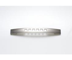 Tirador para muebles y armarios (metal con acabado de acero inoxidable, 128 mm)