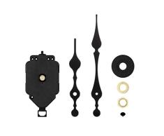 Baoblaze Kits De Movimiento De Bricolaje con Movimiento De Reloj De Péndulo - Mecanismo De Movimiento De Reloj De Pared De Cuarzo Analógico con 2 Manos Largas