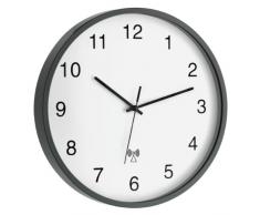 TFA Dostmann 60.3511.10 - Reloj de pared controlado por radio, color gris