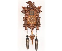Reloj cucú de cuarzo 5 follajes, pájaro, con música, en caja de regalo incluye baterías TU 370 QM