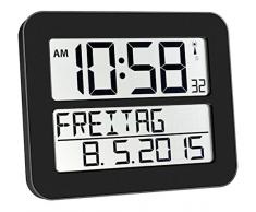 TFA Reloj Digital Mural Negro