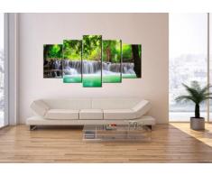 Cuadro sobre Lienzo - 5 Piezas - Impresión en Lienzo - Ancho: 160cm, Altura: 85cm - Foto número 2502 - Listo para Colgar - en un Marco - EA160x85-2502