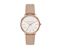 Michael Kors Reloj Analógico para Mujer de Cuarzo con Correa en Cuero MK2748