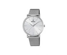 Festina Reloj Analógico para Mujer de Cuarzo con Correa en Acero Inoxidable F20475/1