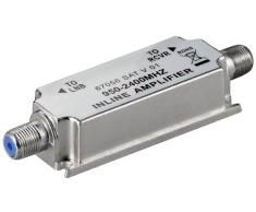 Wentronic 67056 - Amplificador de señal para equipos por satélite (acero inoxidable)