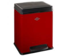 WESCO 380 511-02 - Papelera para Reciclaje (1 Compartimento de 20Â L), Color Rojo