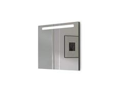 Espejo baño con Luz SHINE 100x70cm.6W Espejo de alta calidad. Led 864Lumenes, 6 w 5700kluz brillante, potente y moderna. [Clase de eficiencia energética A++]. IP44.